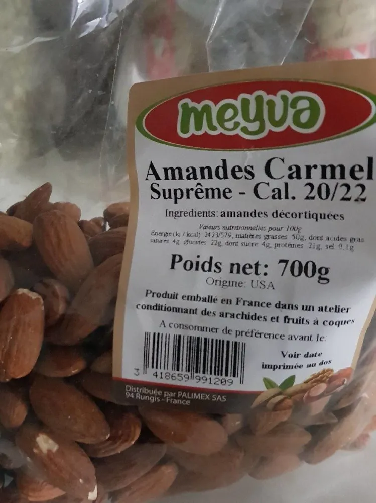 Amandes carmel