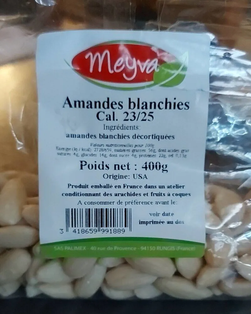 Amandes blanchies