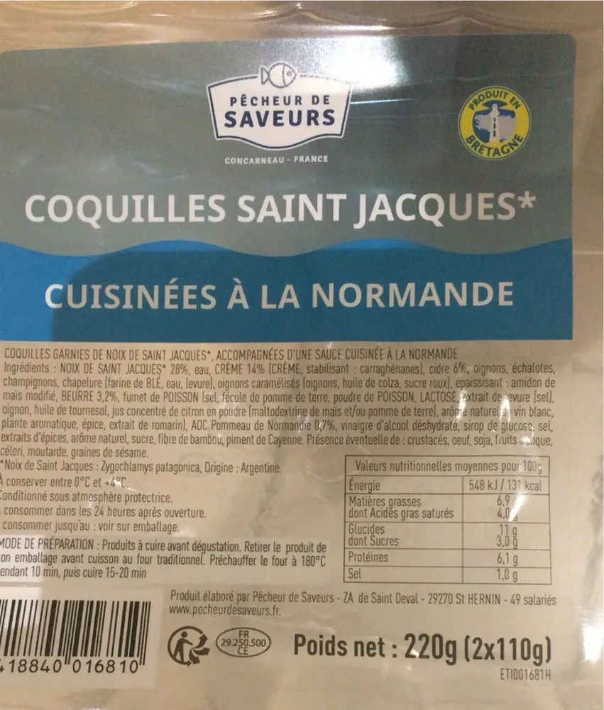 Coquilles saint jacques