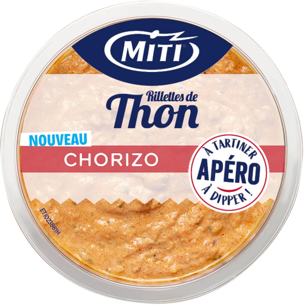 Rillettes de thon chorizo - 115g - Frais