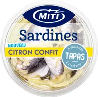 Sardines citron confit - 100g - Frais