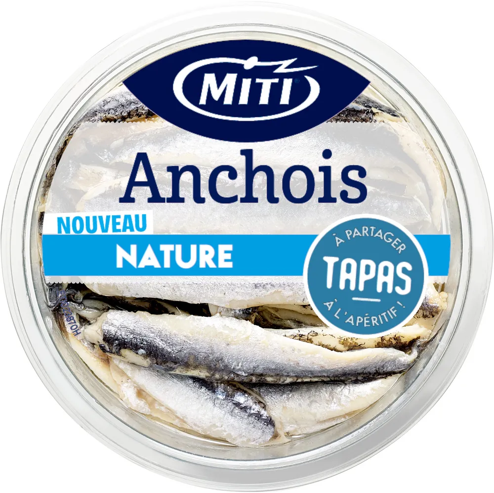 Anchois nature - 105g - Frais
