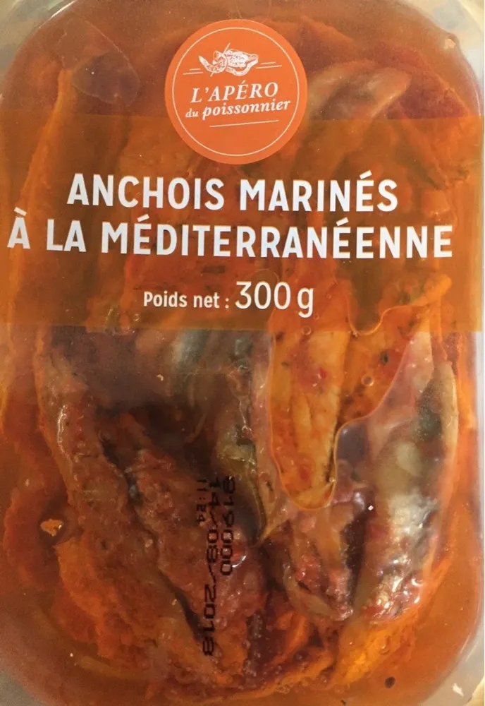 Anchois marinés a la Mediterraneenne