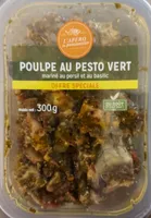 Poulpe au pesto vert mariné au persil et au basilic