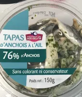 Tapas d'anchois à l'ail
