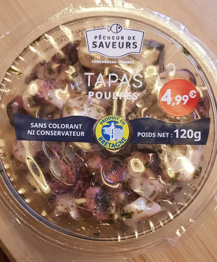 Tapas poulpe