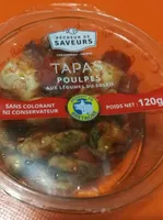 Tapas poulpes aux légumes du soleil