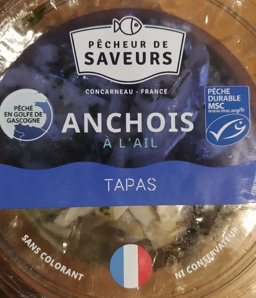 Anchois à l'ail