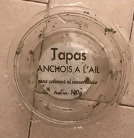 Filet d'anchois marinés à l'ail et au persil