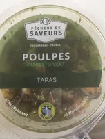 Poulpe au pesto vert