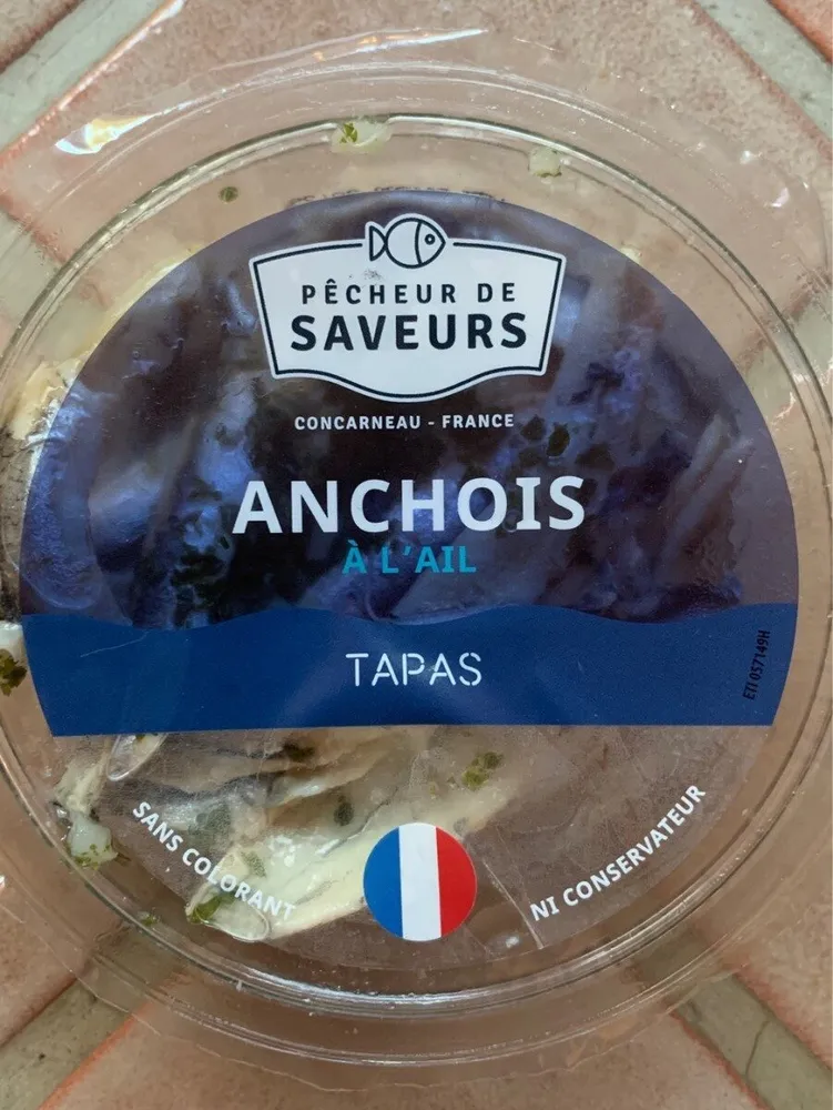 Anchois à l'ail