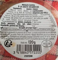 Moules à la sauce escabèche