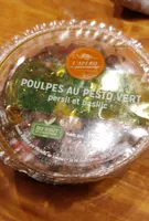 Poulpes au pesto vert
