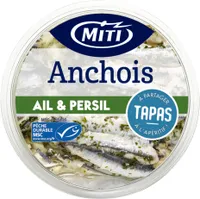 Anchois MSC ail & persil - 120g - Frais