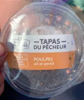 Tapas du pecheur poulpe ail et persil