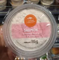Preparation au saumon et fromage frais