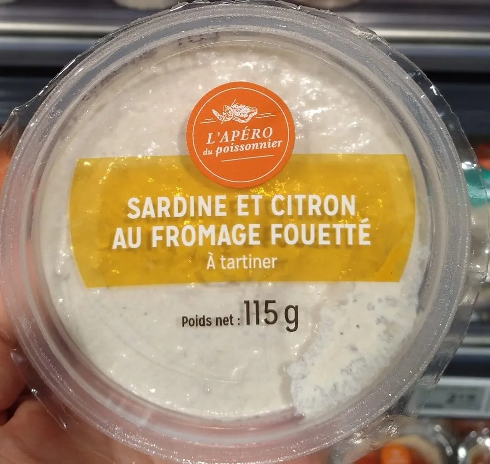 Sardine et Citron au Fromage Fouetté
