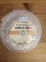 Tartinable surimi et crabe