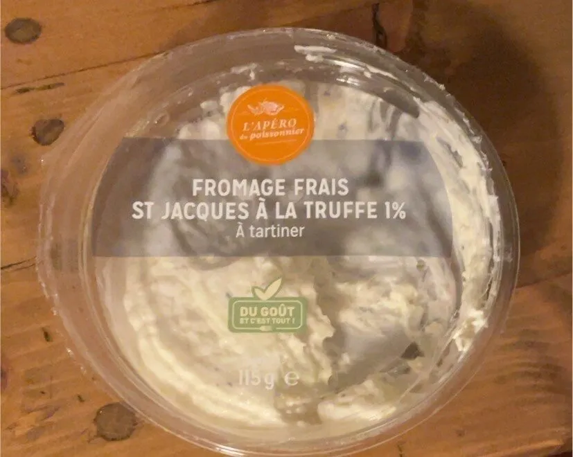 Fromage frais saint jacques truffes