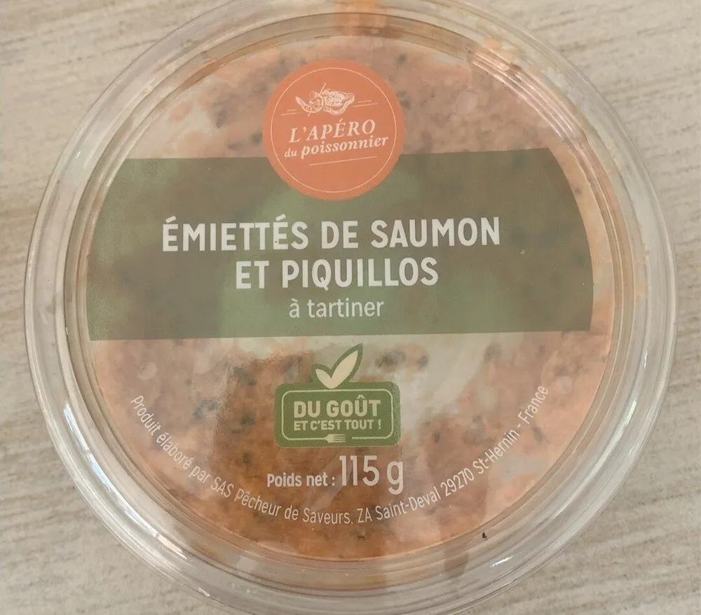 Emiettés de saumon et piquillos