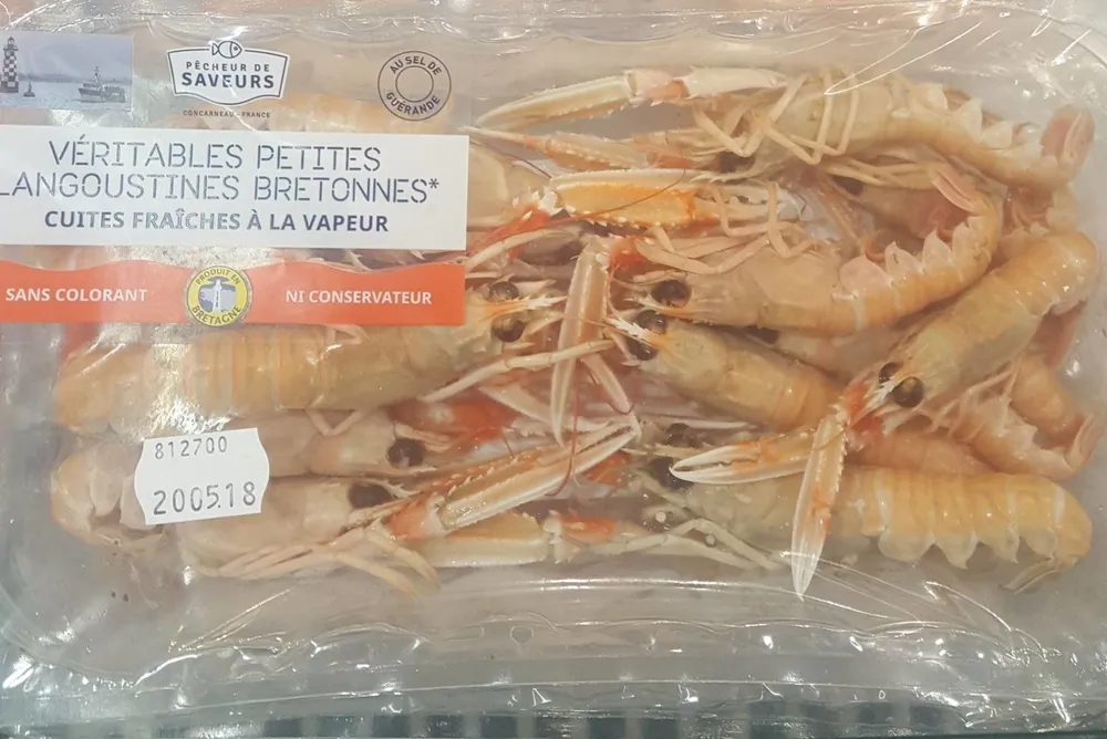 Véritables petites langoustines bretonnes