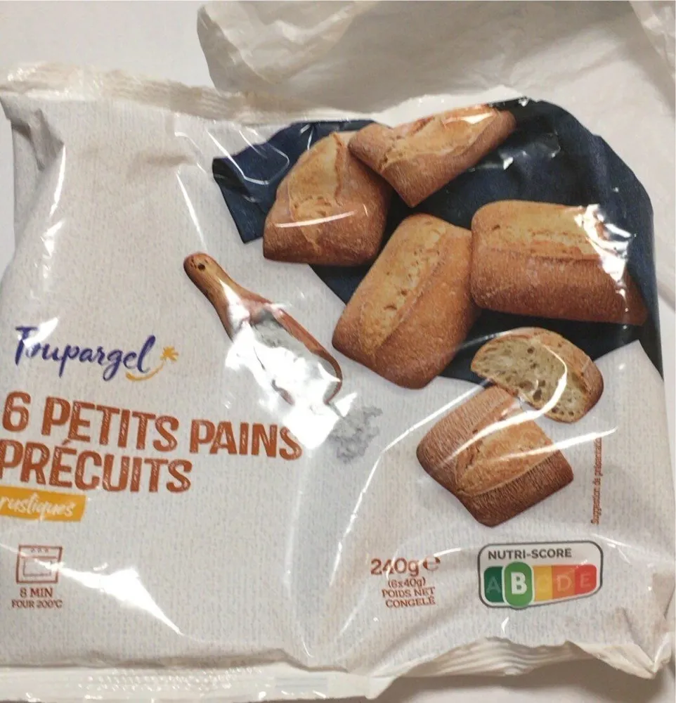 Petits pains precuits
