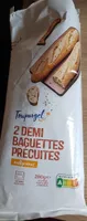 2 demi baguettes precuites