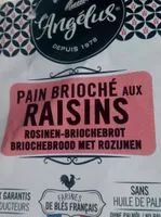 Pain brioché aux raisins