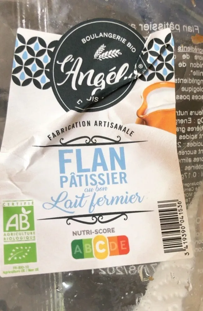 Flan pâtissier au bon lait fermier