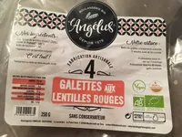 Galettes aux lentilles rouges