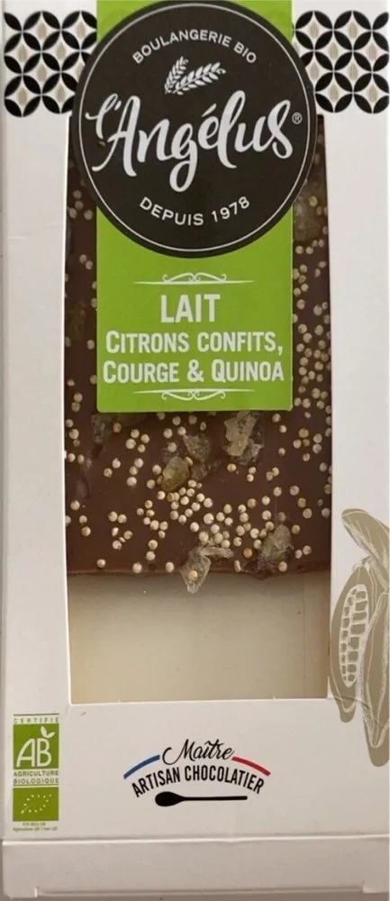 Chocolat citron courget quinoa