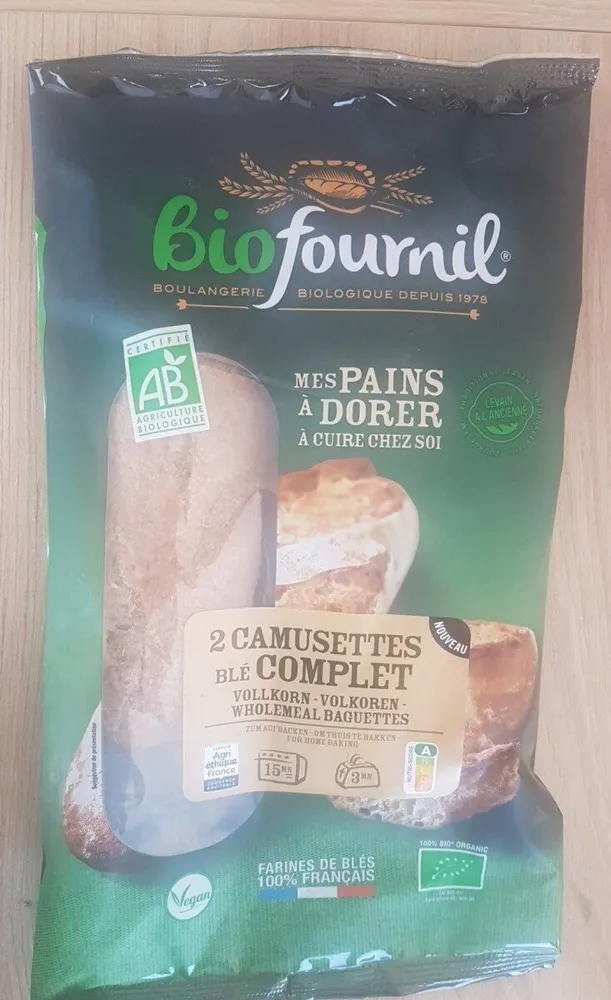 2 Camusettes blé complet