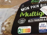 Mon pain bio tranché multigraines