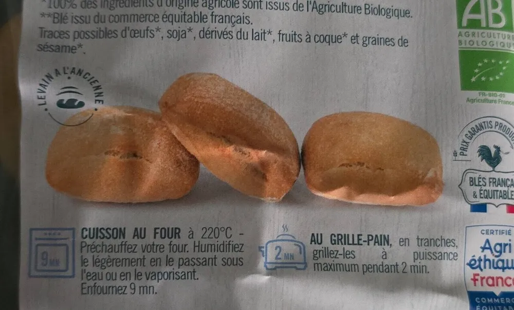 Petits pain sans sel