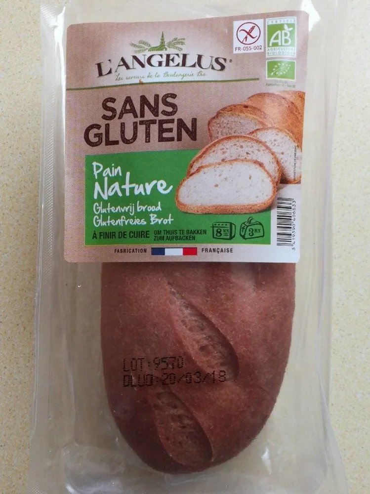 Pain nature Sans gluten