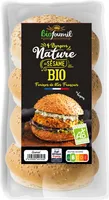 Burger nature au sésame