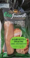 2 Camusettes épeautre à dorer