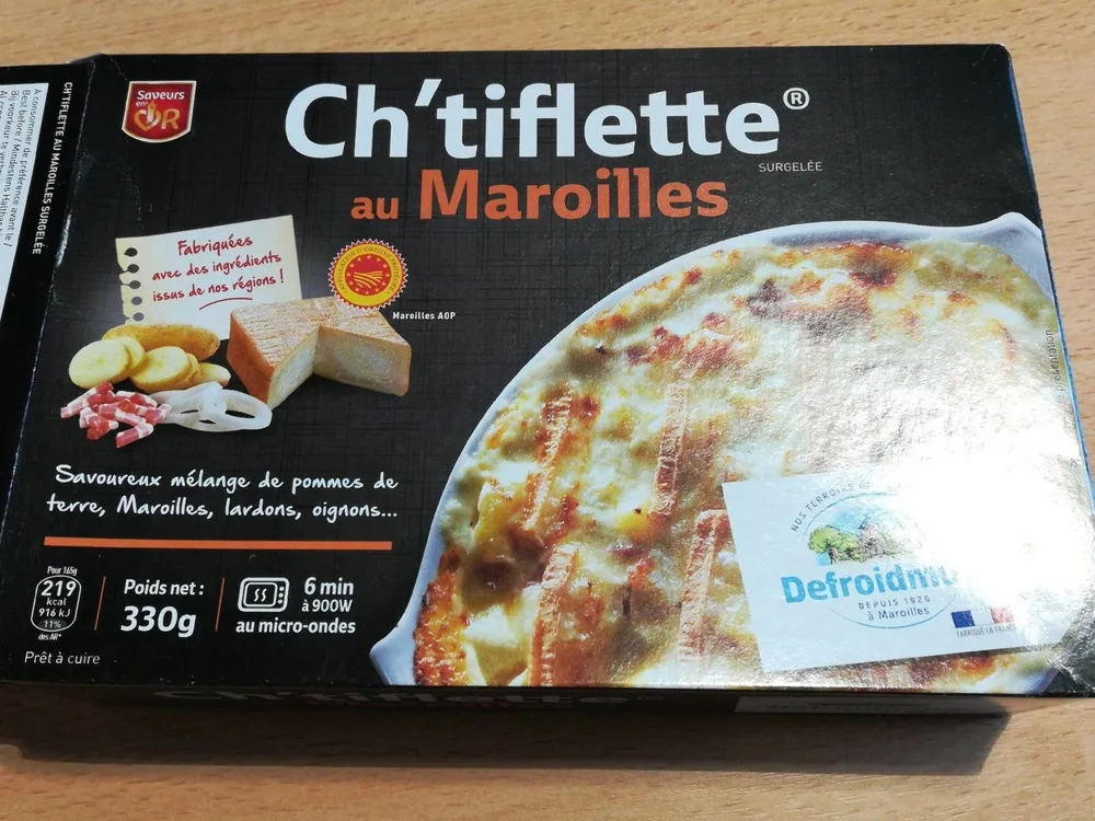 Ch'tiflette au Maroilles