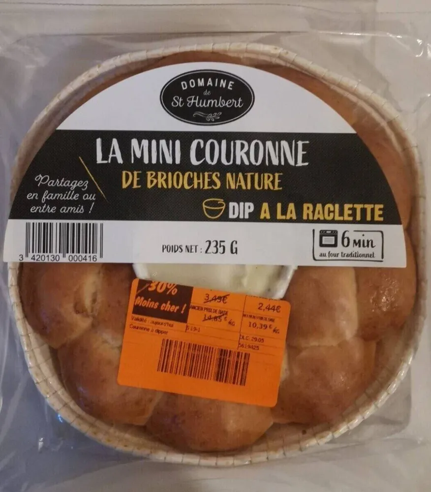 La Mini Couronne De Brioches Nature