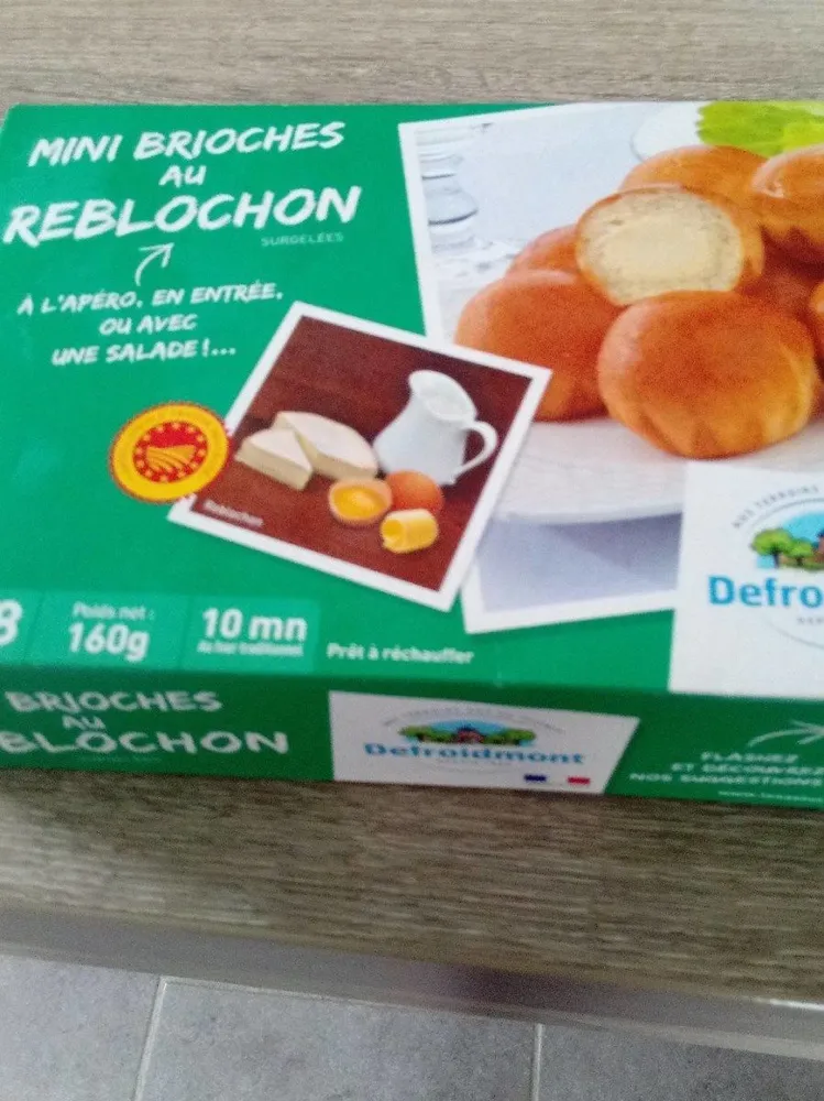 Mini brioche au reblochon