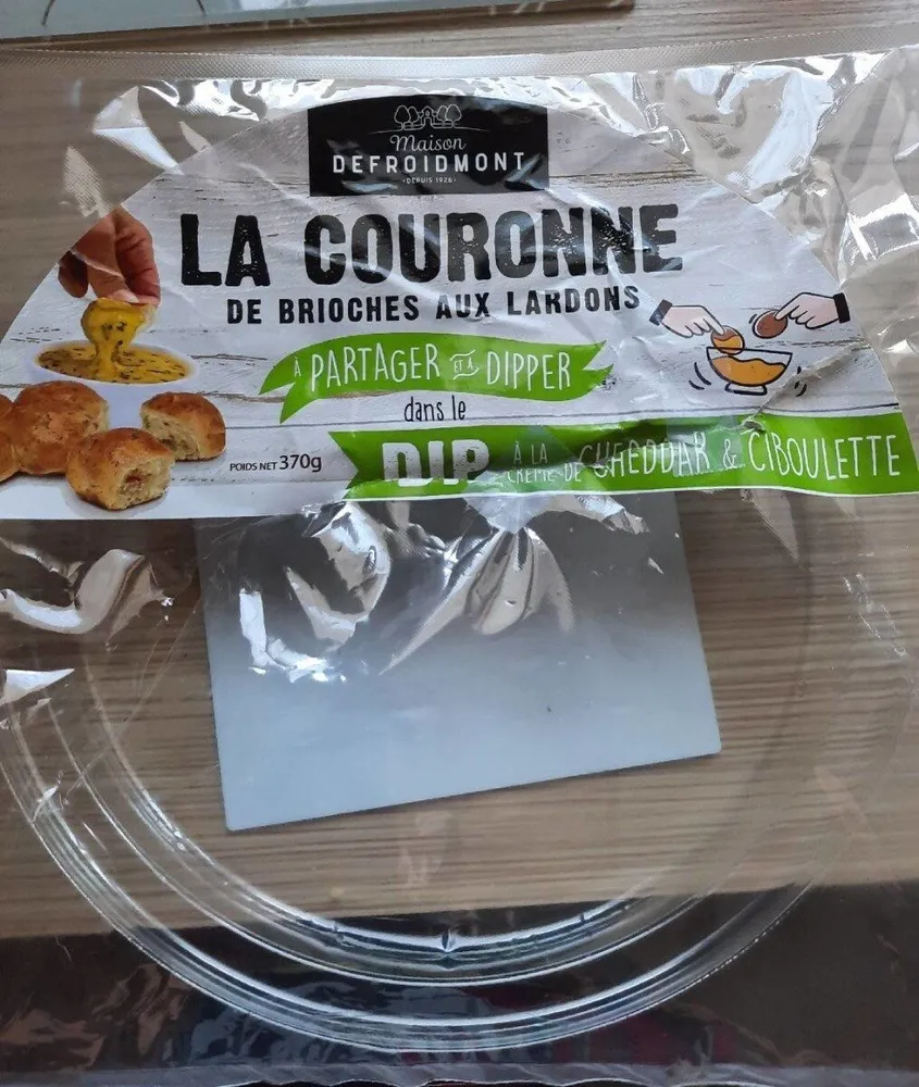 Couronne de brioches aux lardons