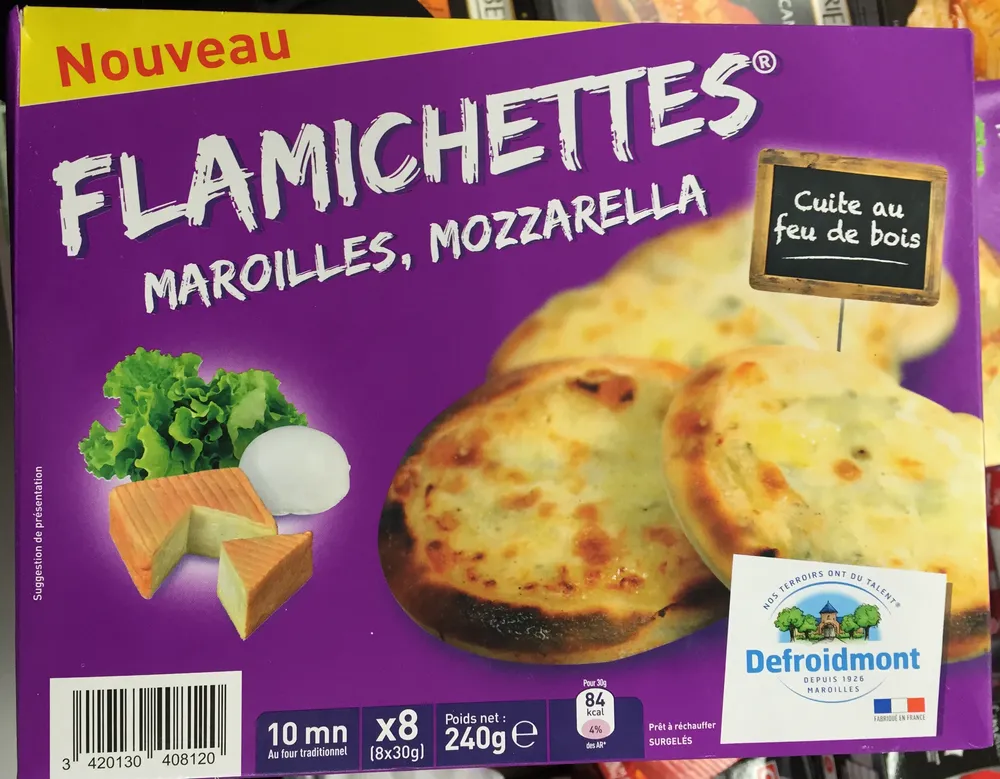Flamichettes Maroilles, Mozzarella
