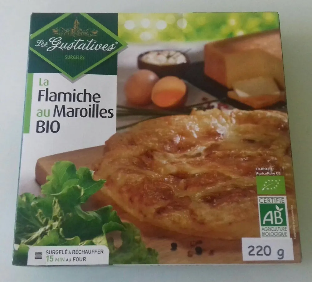 La flamiche au maroilles bio