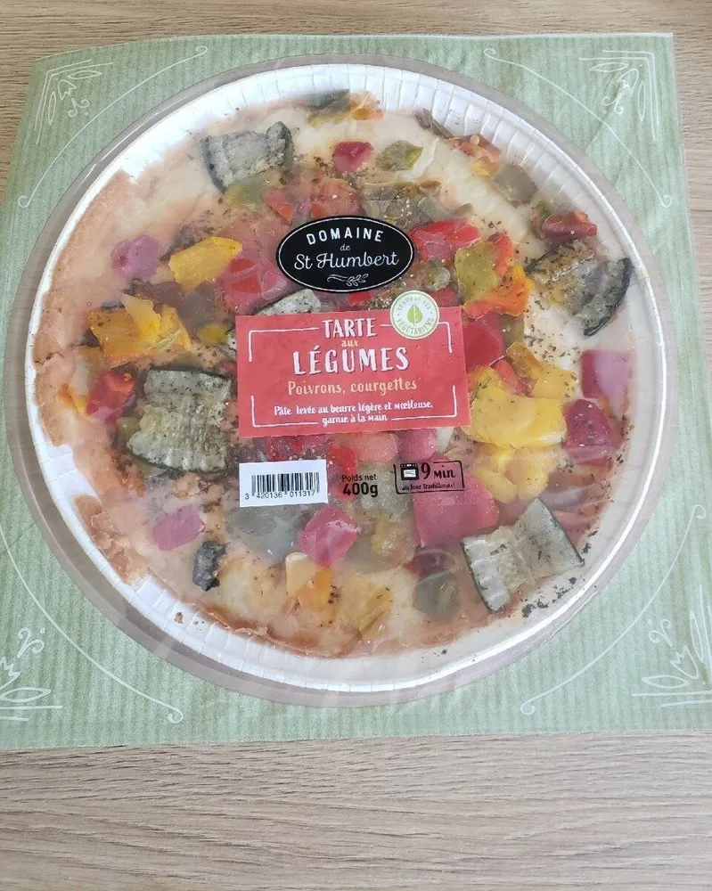 Tarte aux légumes- Poivrons/Courgettes