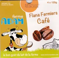 Flan café 4x125g Ferme Adam