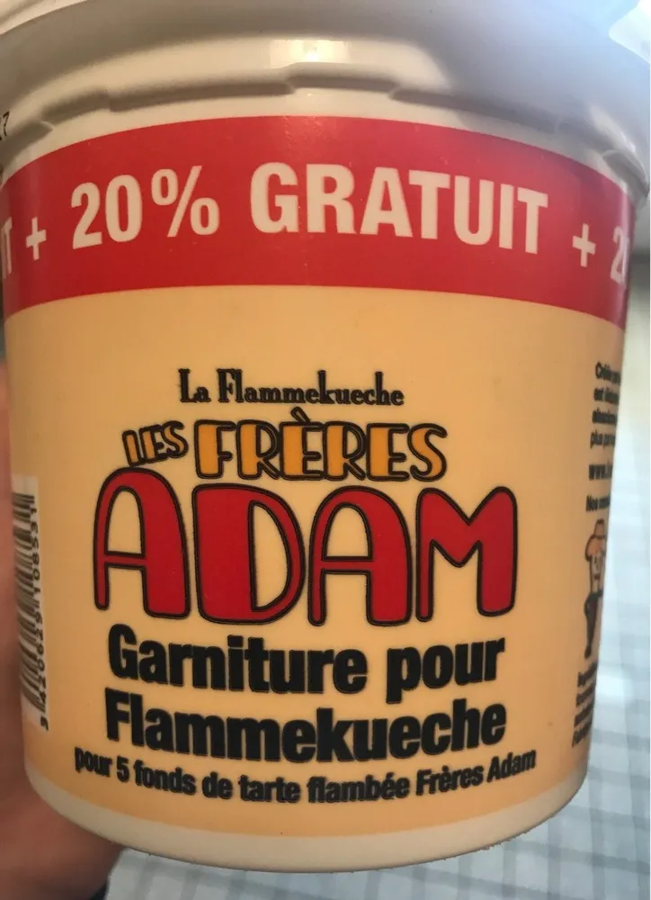 Garniture pour Flammekueche