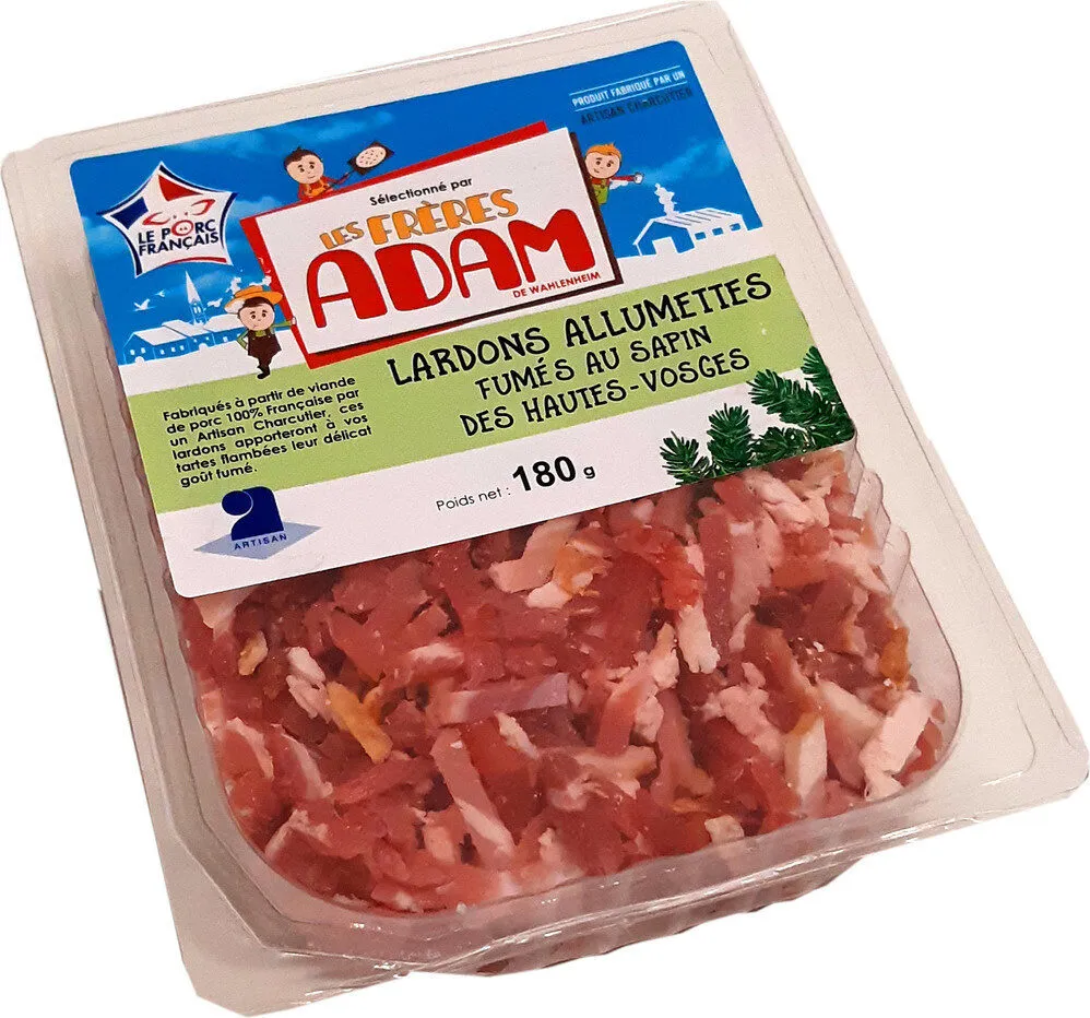 Lardons allumettes fumés sapin des Hautes Vosges