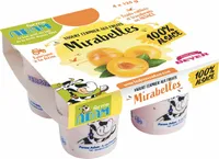 Yaourts fermiers aux fruits Mirabelles 100% Alsace