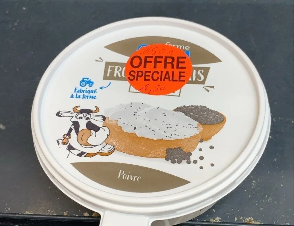 Fromage frais au poivre