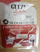 Tranchantes de jambon de l'Ardèche